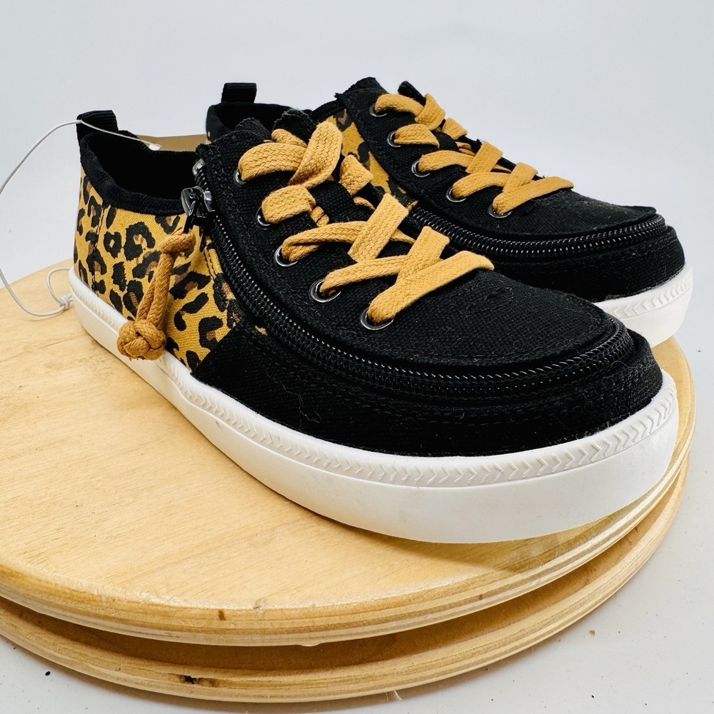 Billy Harbor Essentials Low Top Shoes Girls 1 Cheetah Print Zip Orthotic NWT - Picture 3 of 6
